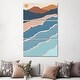 preview thumbnail 1 of 1, iCanvas "Beach And Mountains I" by Jay Stanley 3-Piece Wall Art Set 60x40x1.5