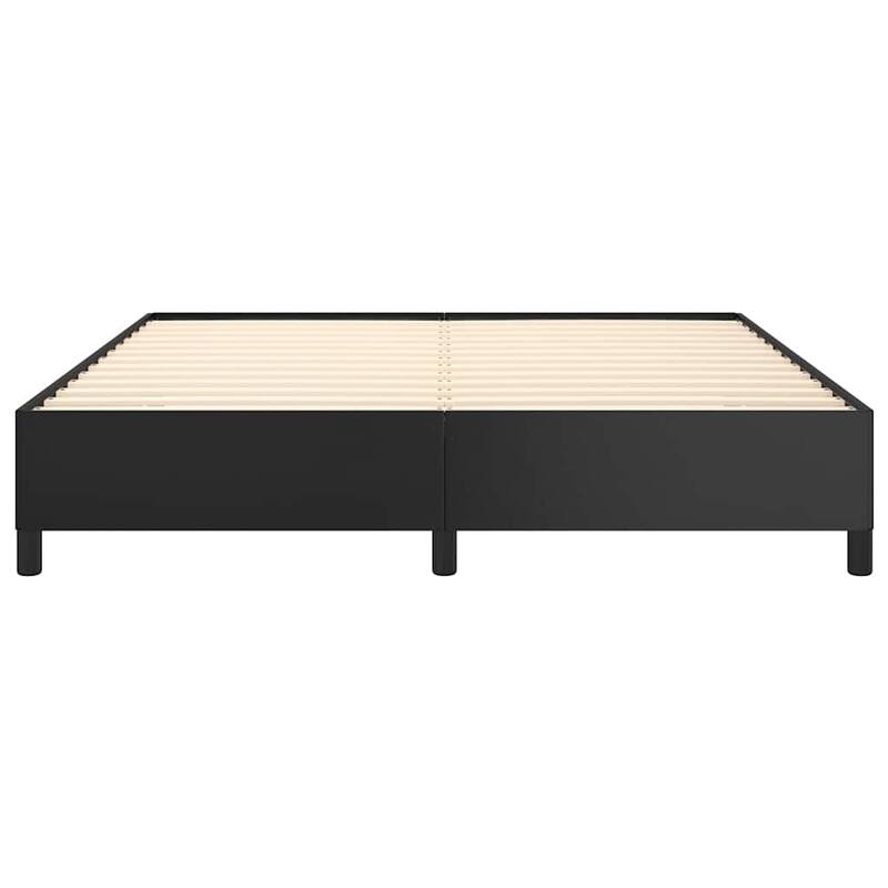 vidaXL Bed Frame, Faux Leather, No Mattress