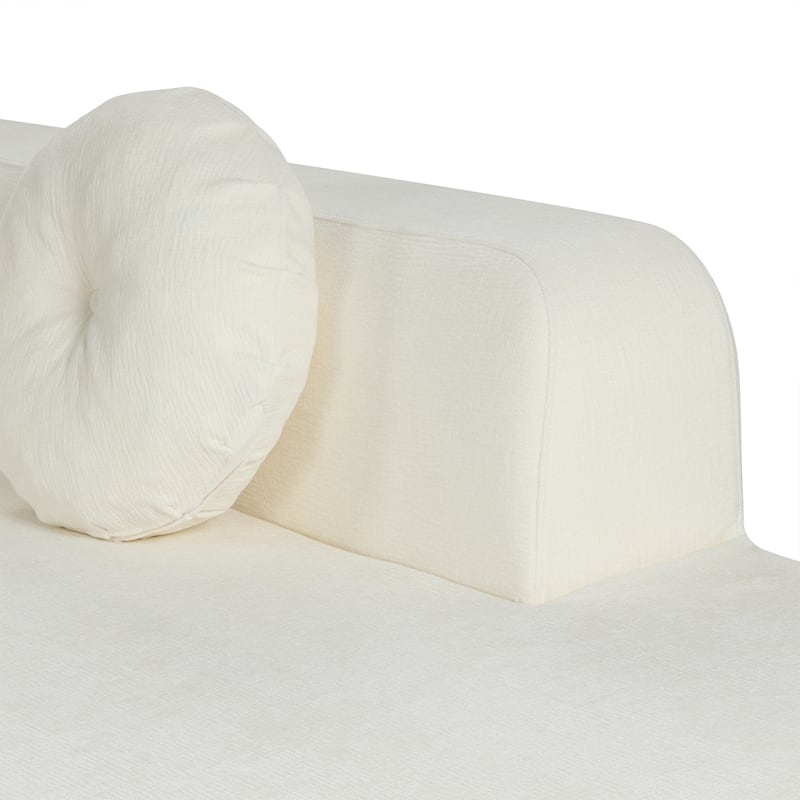 Christopher Knight Home - Mirod 122'' Extra Large Sectional Sofa with Elegant Curved Design and Plush Round Cushions