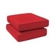 preview thumbnail 33 of 67, Haven Way Universal Outdoor Ottoman Cushion (Set of 2)