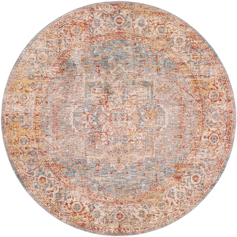 Livabliss Traditional Mirabel Medallion Area Rug