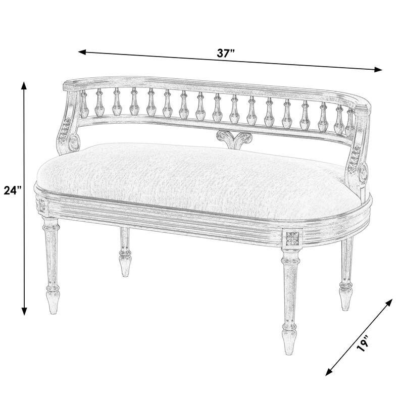 Hathaway 37" Upholstered Bench