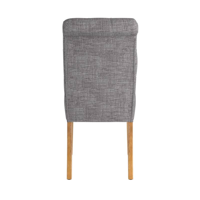Benchwright Premium Tufted Rolled Back Parsons Chairs (Set of 2) by iNSPIRE Q Artisan