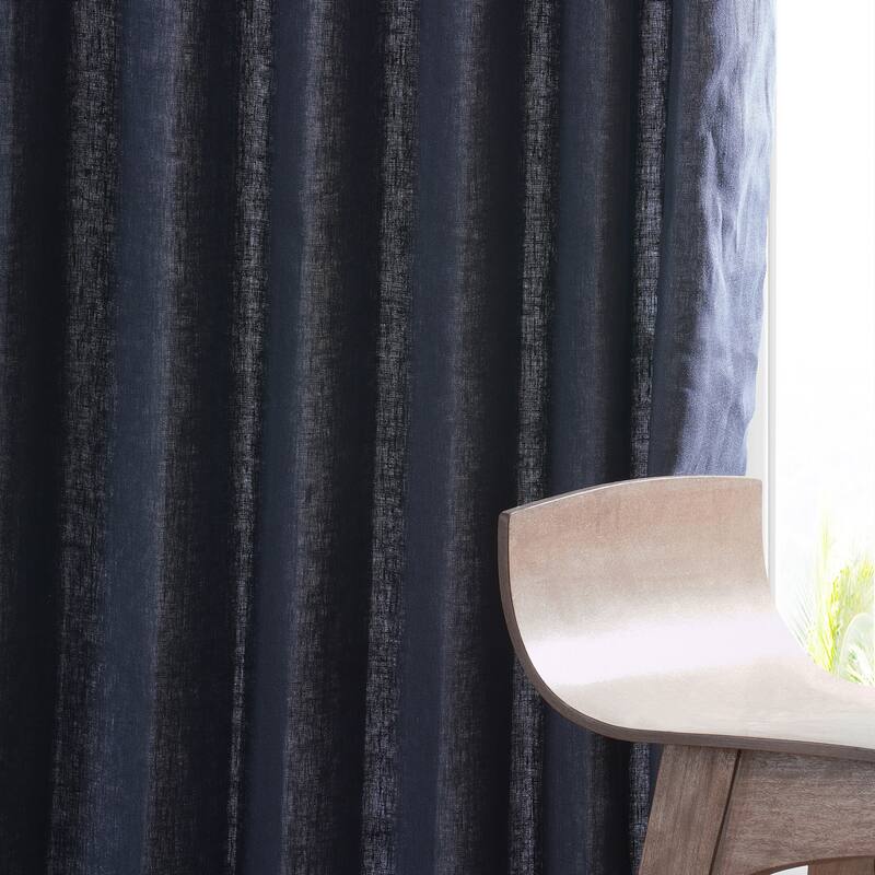 Exclusive Fabrics French Linen Lined Curtain Panel (1 Panel)