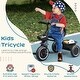 preview thumbnail 5 of 18, Adjustable Toddler Tricycle for Kids Ages 2-5 with Safety Features, Basket, and Puncture-Resistant Wheels