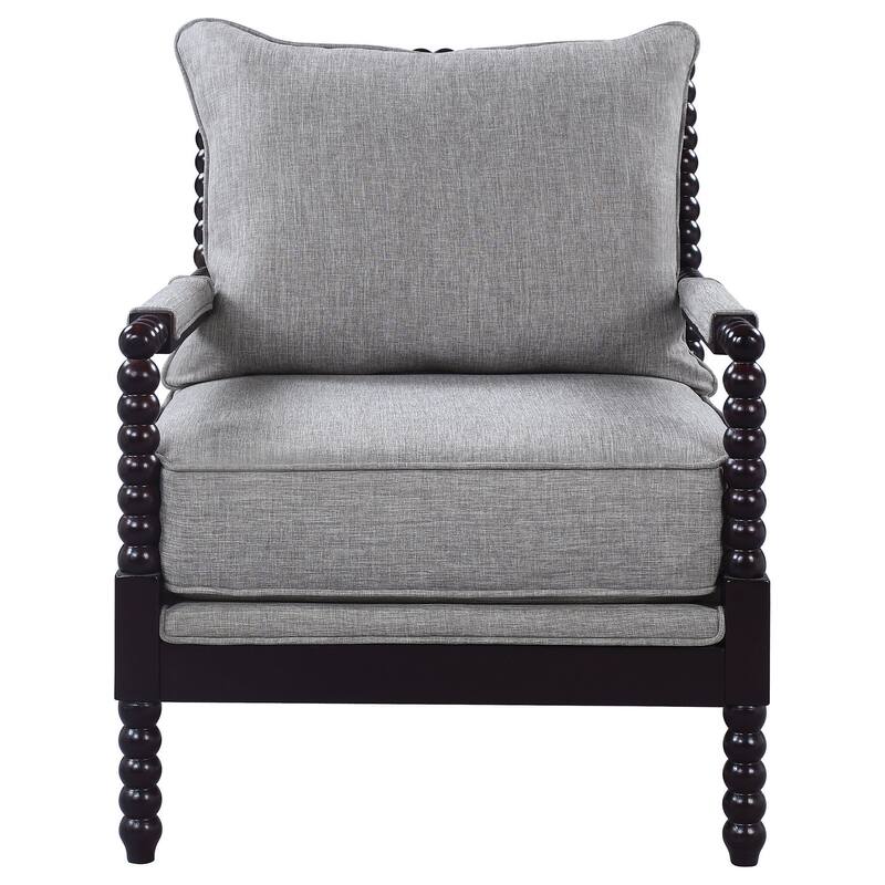 Blanchett Upholstered Bobbin Accent Chair