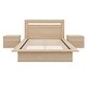 preview thumbnail 25 of 34, Malibu 4-Piece Bedroom Set with Bed, Headboard, and 2 Nightstands