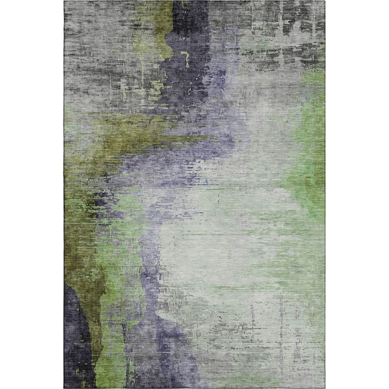 Premium Washable Super Soft Abstract Soid Mayfield Rug
