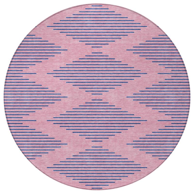 HomeRoots Geometric Transitional Rectangle Outdoor Rug