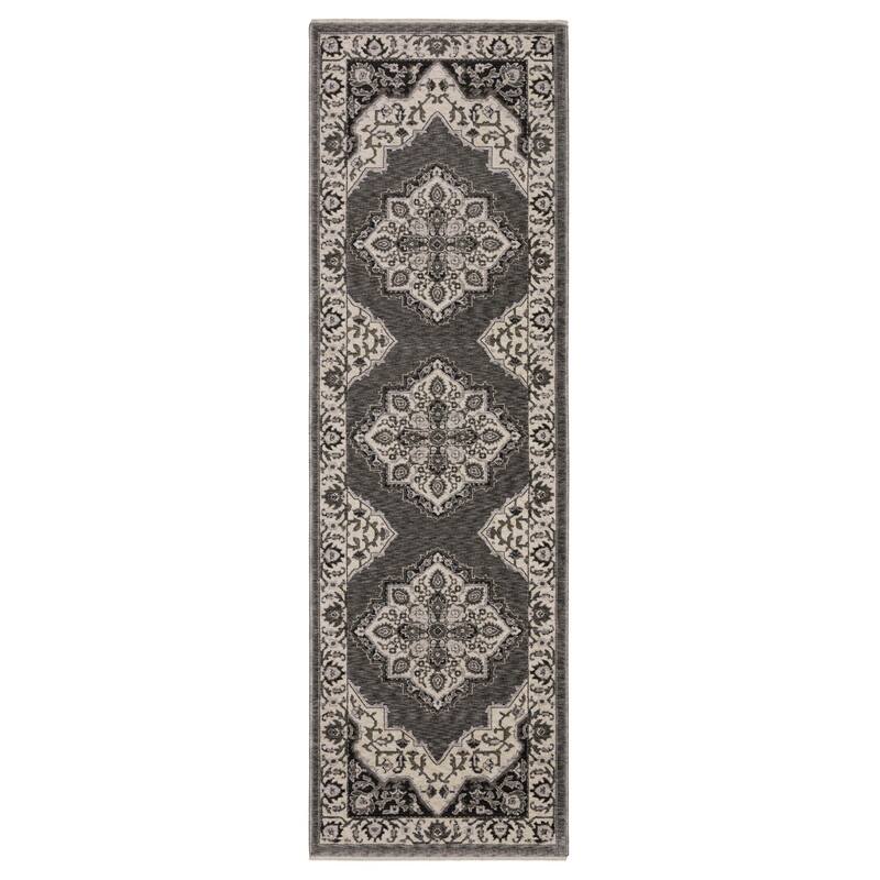 HomeRootsMedallion Traditional Rectangle Area Rug