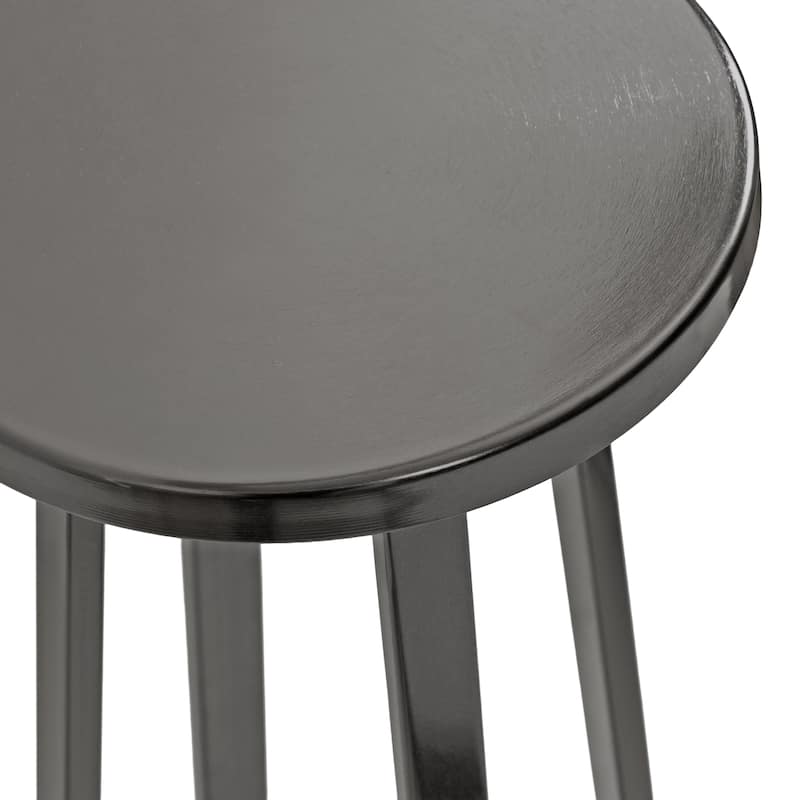 Kate and Laurel Zia Metal Drink Table - 9x9x23