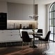 preview thumbnail 2 of 13, Hunter Xidane Metal and Glass Orb Chandelier - Entry, Kitchen or Dining Room Table, Bedroom - Mid-Century Modern, Transitional