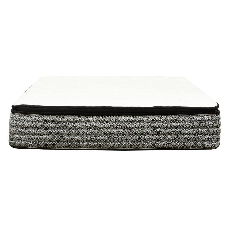 14 in. Pocket Coil Hybrid Mattress, Euro Top Gel-Memory Foam Mattress