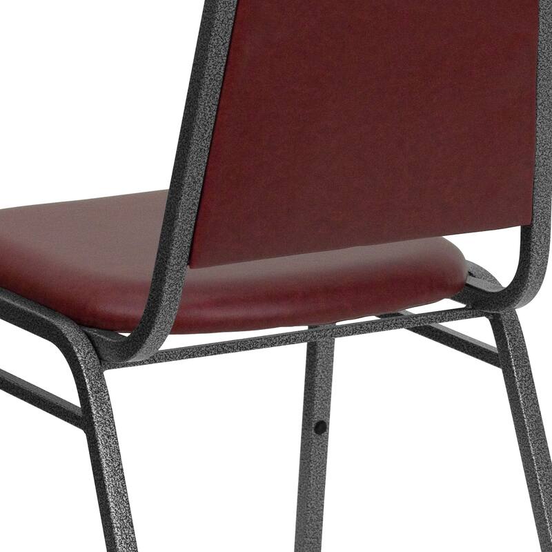 4 Pack Trapezoidal Back Stacking Banquet Chair - 20.25"D x 17.5"W x 34"H