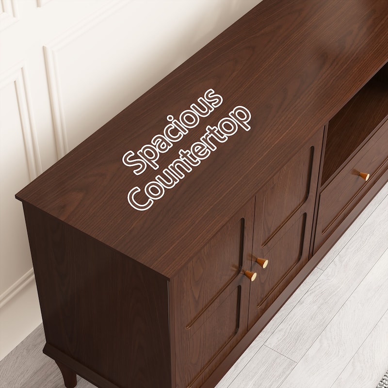 67" Mid-Century TV Stand for TVs up to 75"