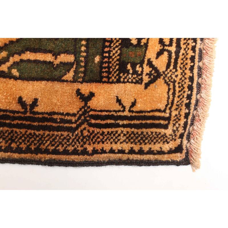 ECARPETGALLERY Hand-knotted Teimani Beige Wool Rug - 3'2 x 4'11