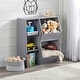 preview thumbnail 3 of 12, Badger Basket Side-by-Side Combo Bin Storage Unit - 31.5" x 15.75" x 35.5" Gray