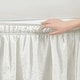 preview thumbnail 17 of 23, Lush Decor Ruched Ruffle Elastic Easy Wrap Around Bedskirt