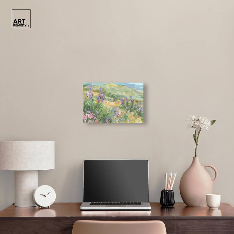 Blooming Fields Canvas by Art Remedy, Gallery Wrapped