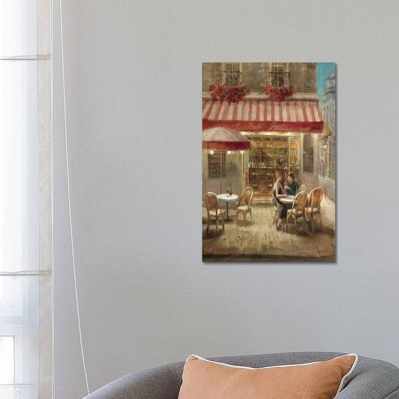 iCanvas "Paris Cafe II Crop" by Danhui Nai Canvas Print - 26x18x1.5