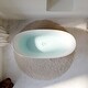 preview thumbnail 4 of 26, Freestanding Soaking Bathtub,100% Pure Virgin Acrylic with Drain And Groove Overflow,Glossy White