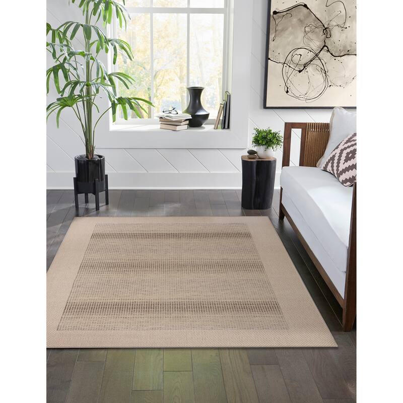 Liora Manne Riviera Border Indoor/Outdoor Area Rug