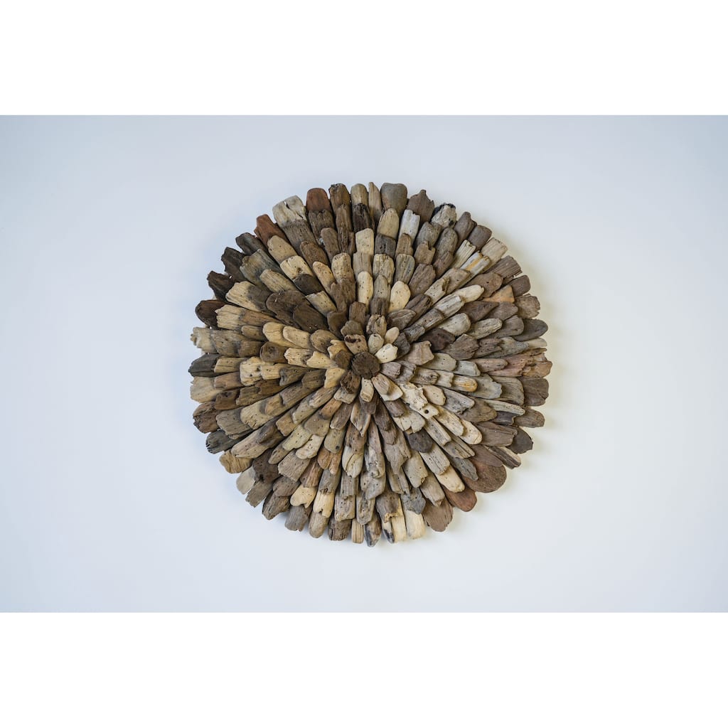 Round Driftwood Wall Décor