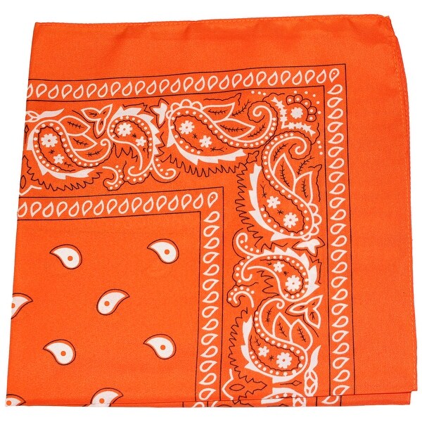Mechaly Paisley 100/% Polyester Unisex Bandanas 12 Pack Dozen Wholesale