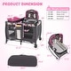 preview thumbnail 15 of 18, Babyjoy 4-in-1 Convertible Portable Baby Playard Newborn Napper with - See Details