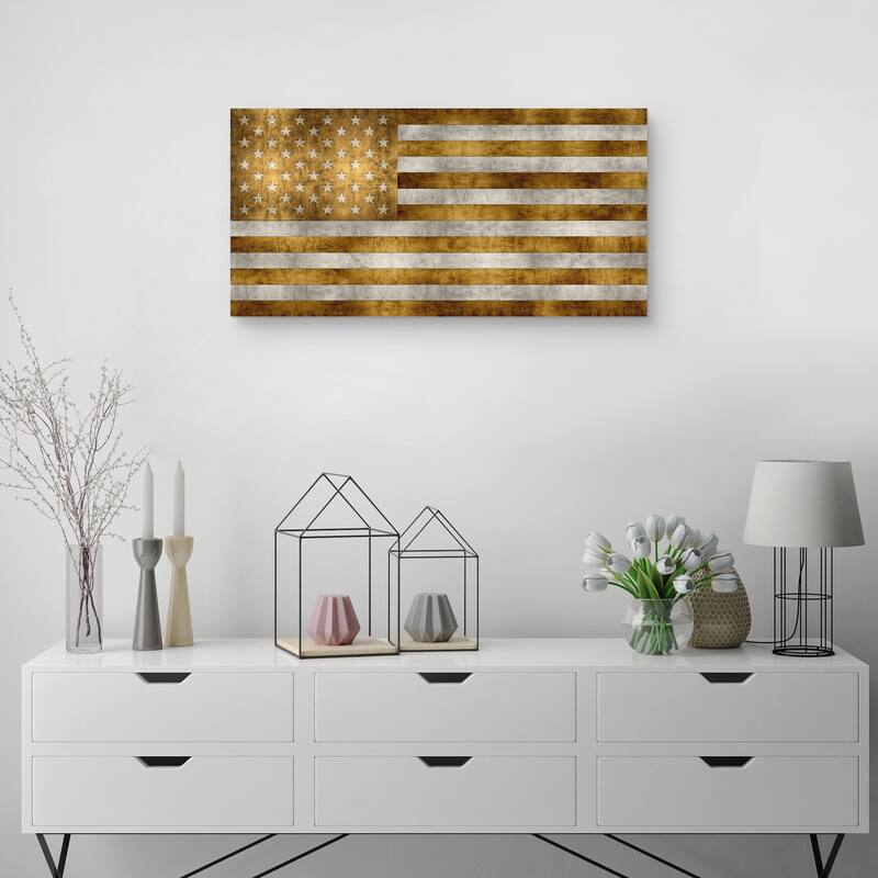 Glory in Gold Canvas Art Print