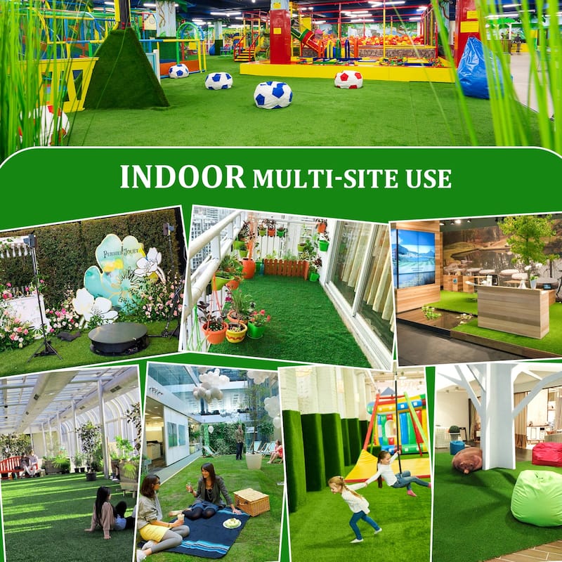 Outdoor Artificial Grass Runner Rug