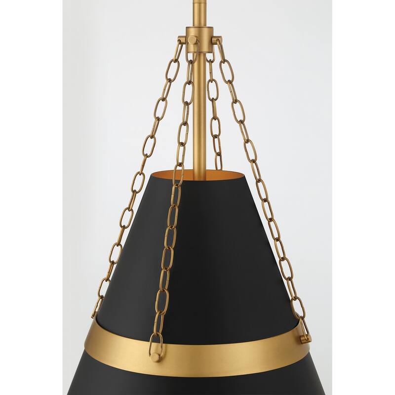 Minka Lavery 3933 Springfield 12" Wide Pendant with Steel Shade