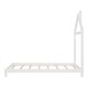 preview thumbnail 6 of 34, Twin Size Wood Platform Bed with House-shaped Headboard-White