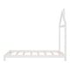 preview thumbnail 18 of 70, Wooden Platform Bed with Wood Slat Support, Modern Solid Wood Kids Bed Frame with House-shaped Headboard, No Box Spring Needed