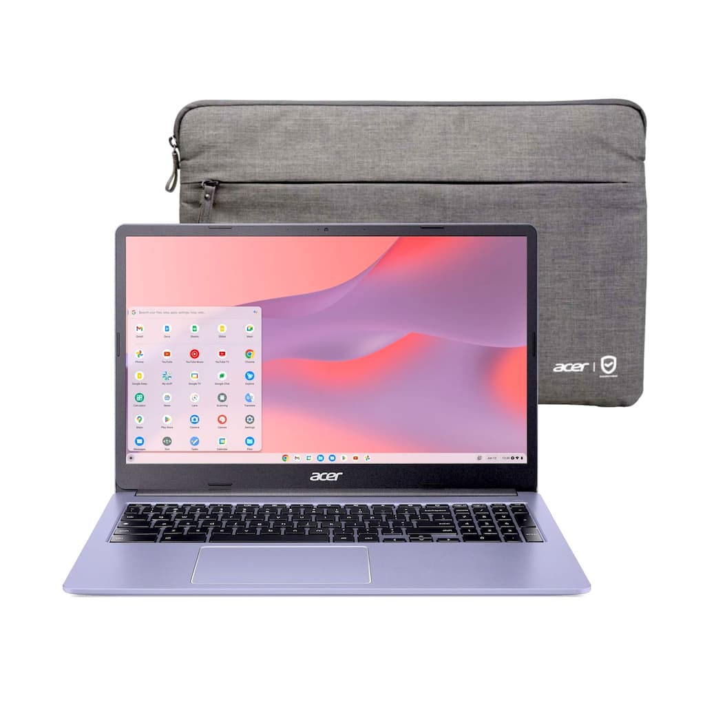 Acer Chromebook 315 15.6 inch Laptop Intel Processor N4500 4GB RAM 64GB eMMC Moonstone Purple