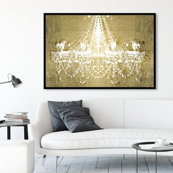 Oliver Gal★Dramatic Entrance Gold★キャンバスアート 114x76 Oliver Gal 'Dramatic Entrance GOLD' Fashion and Glam Framed