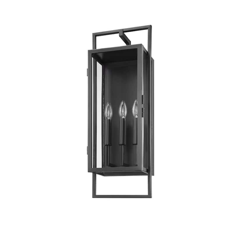 Z-Lite 598B Lucian 3 Light 27" Tall Outdoor Wall Sconce