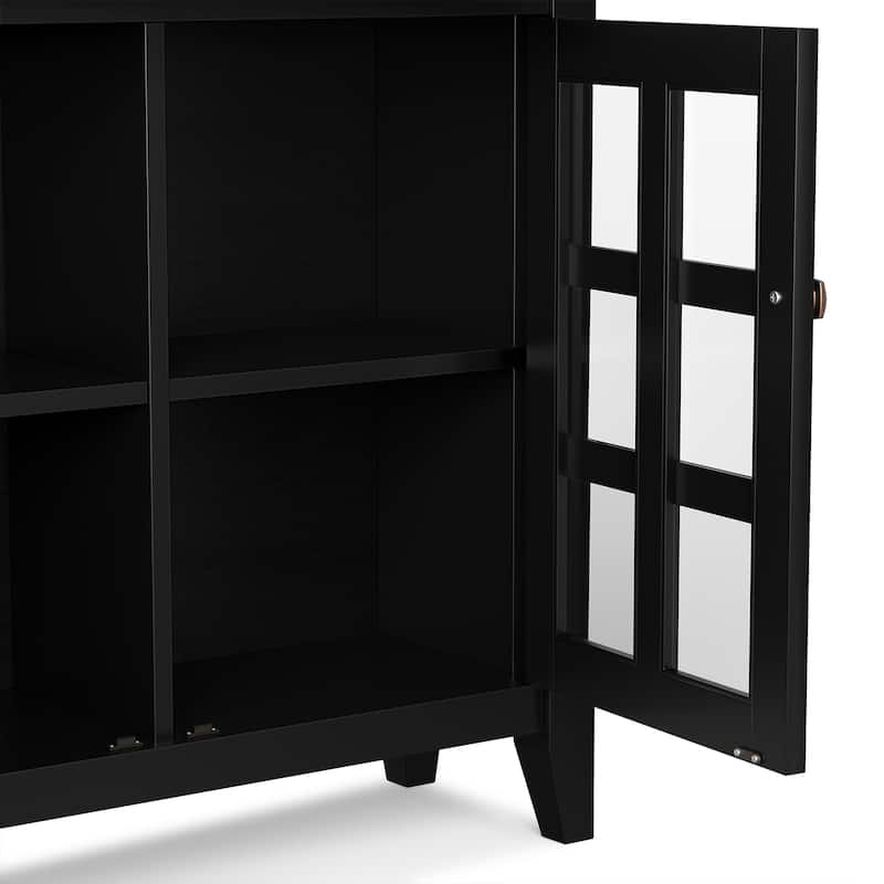 WYNDENHALL Normandy SOLID WOOD Entryway Storage Cabinet