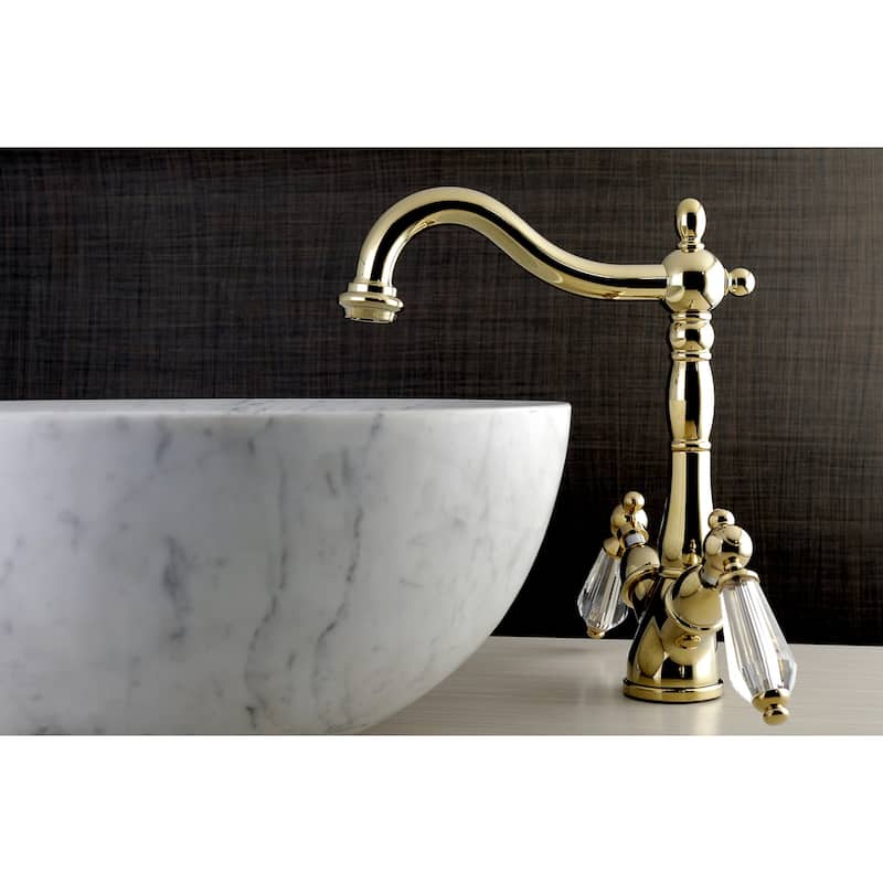Kingston Brass Wilshire Centerset Bathroom Faucet - Includes Metal