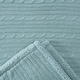 preview thumbnail 29 of 39, Chanasya Cable Knit Throw Blanket With Reversible Sherpa