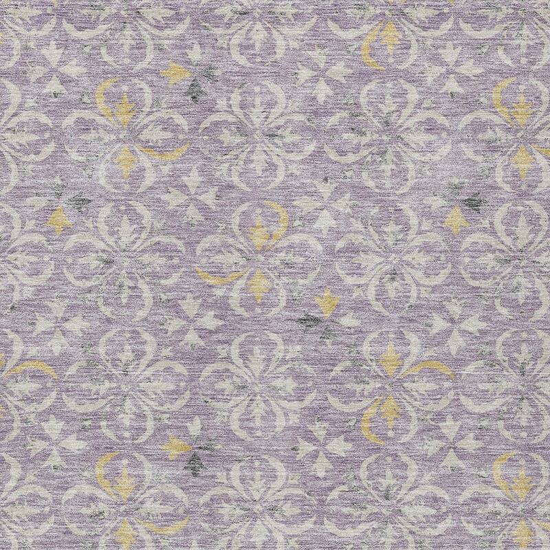 HomeRoots Floral Transitional Rectangle Outdoor Rug