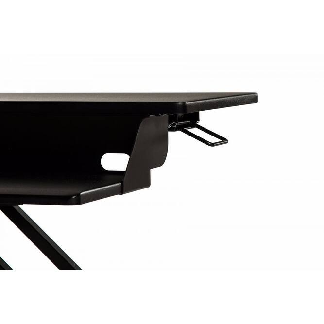 Two-Tier Pneumatic Standing Desk Converter - Black