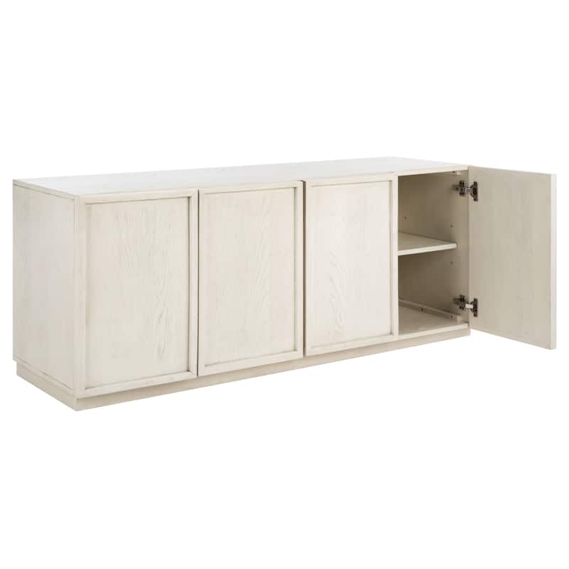 SAFAVIEH Couture Zeus 4 Door Wood Media Stand - 58"W x 18"D x 24"H