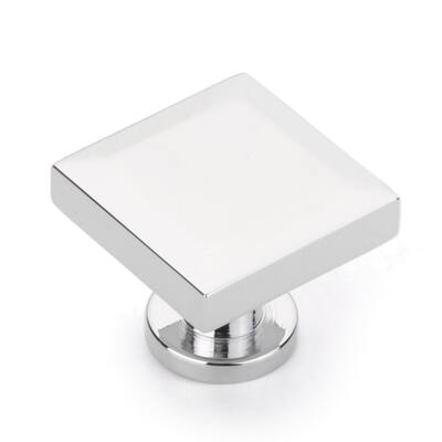 Schaub and Company Heathrow 1-1/4" Contemporary Square Solid Brass