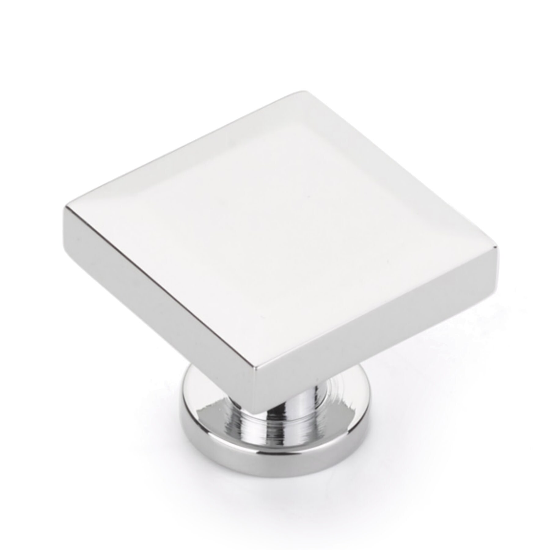 Schaub and Company Heathrow 1-1/4" Contemporary Square Solid Brass