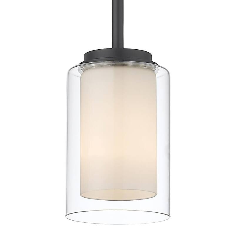 Bellevue Sylvia 6" Wide Mini Pendant - Matte Black
