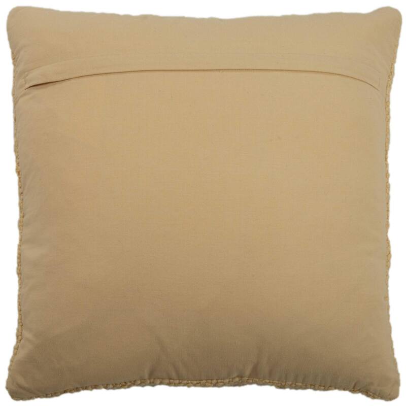 Rizzy Home Solid Textured Modern Throw Pillow