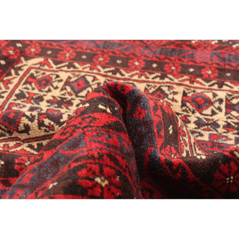 ECARPETGALLERY Hand-knotted Teimani Beige Wool Rug - 3'0 x 4'8