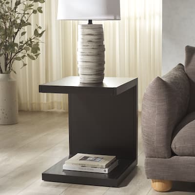 SAFAVIEH COUTURE Tawney "C" Wood Accent Table - 20"W x 19"D x 23"H