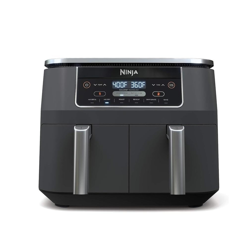 Ninja AF161 Max XL Air Fryer that Cooks, Crisps, Roasts, Bakes, Reheats and  Dehydrates, with 5.5 Quart Capacity, and a High Gloss Finish, Grey